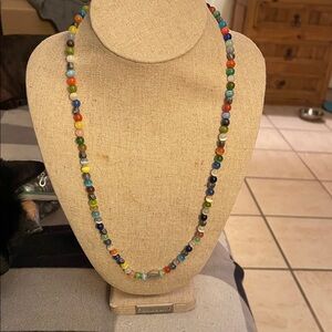 Colorful Glass Beaded Necklace
